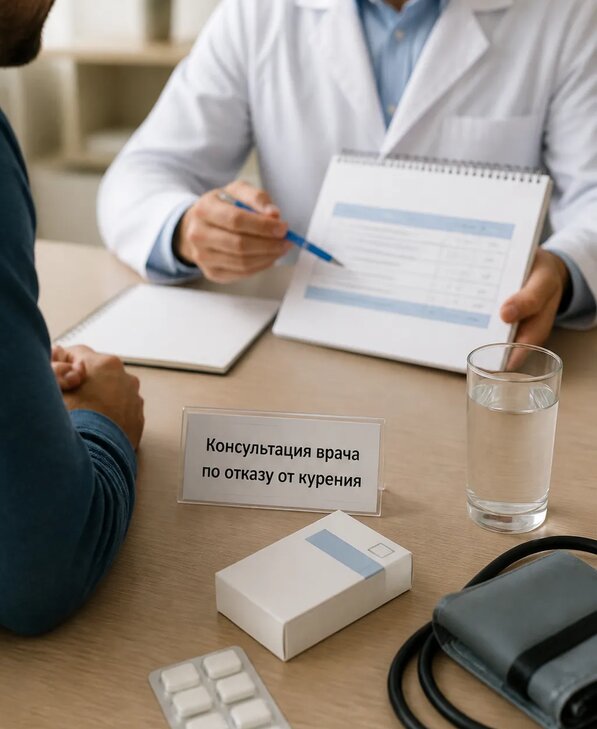 Консультация врача по отказу от курения для взрослых в Коркине
